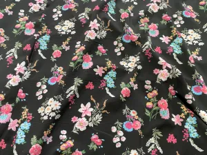 Springtime Flowers - Summer Printed Crepe