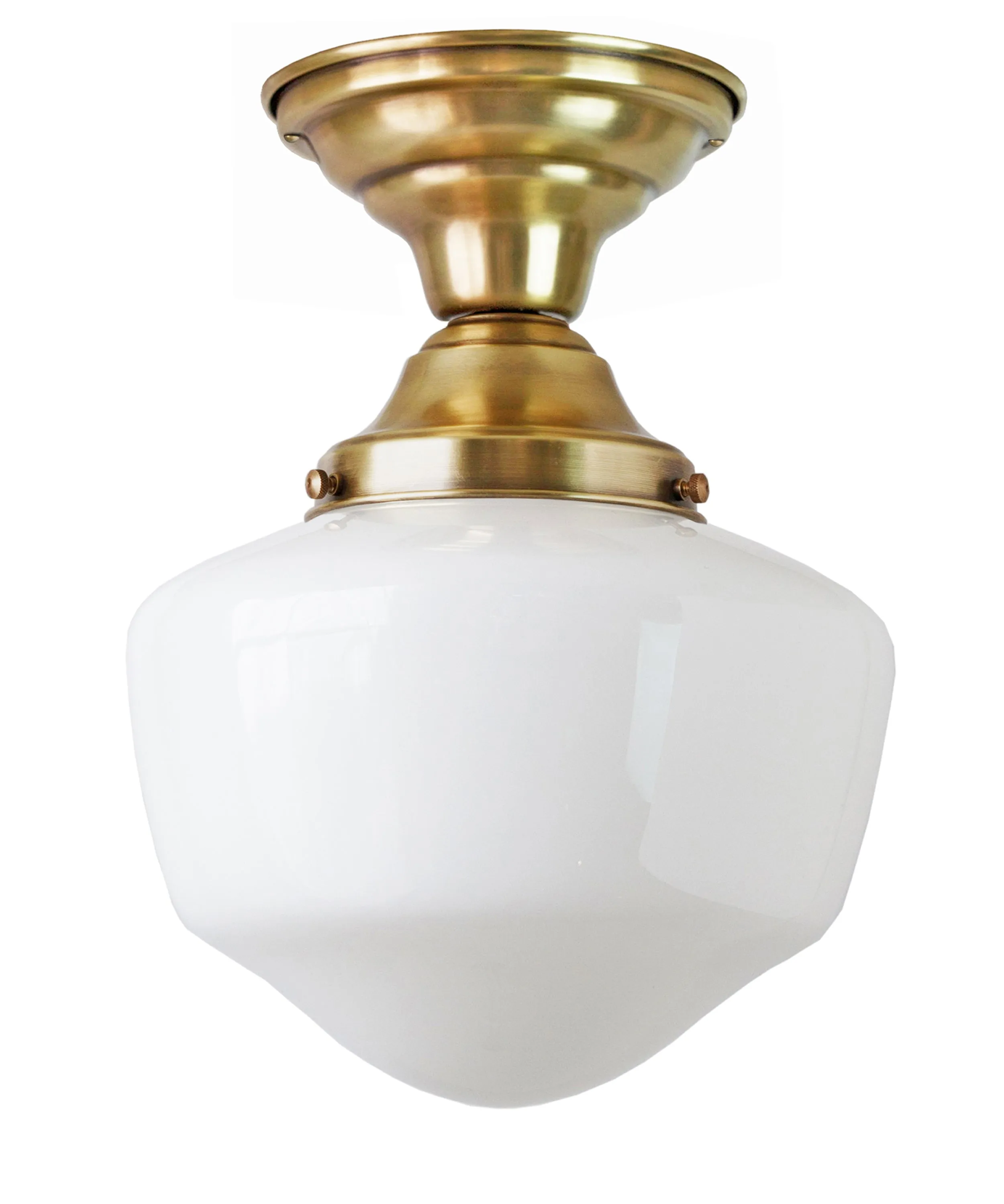 Traditional Schoolhouse Ceiling Fixture, 8"