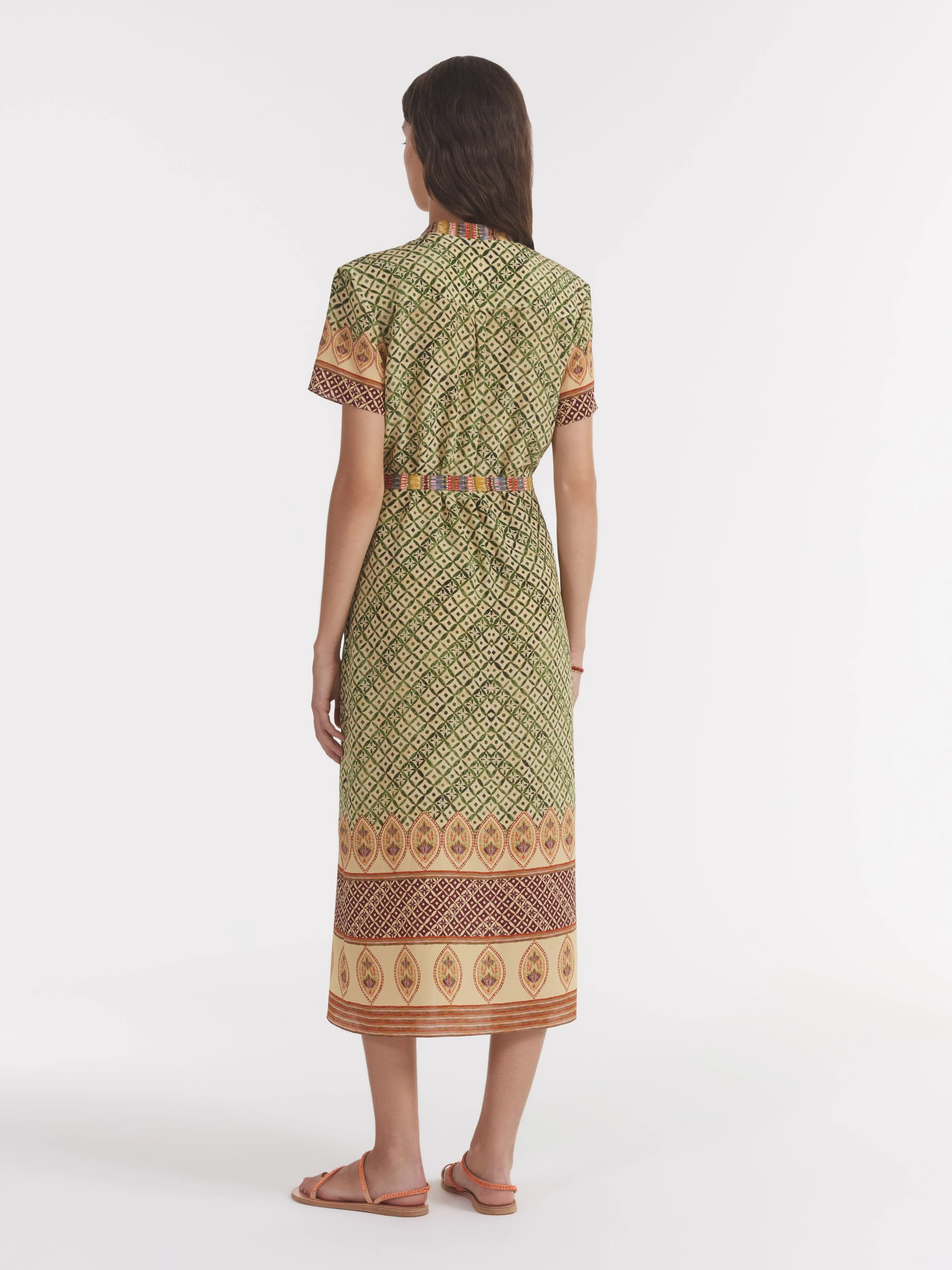 Vicki Dress in Myrtle Mosaic