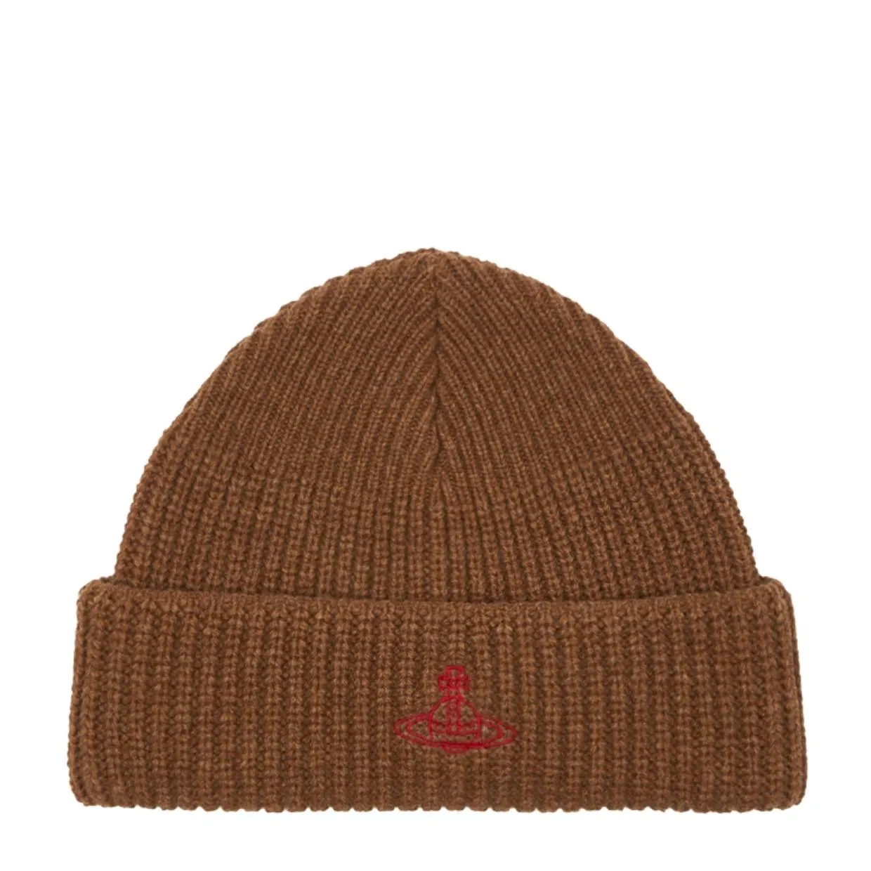 Vivienne Westwood Beige Knit Sporty Beanie