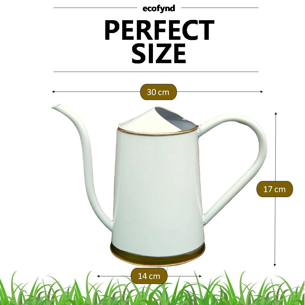 White Watering Can 1.5 Litre